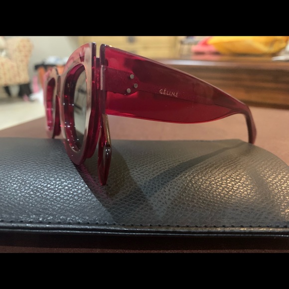 Brand new Celine sunglasses in pink and red - Picture 7 of 9